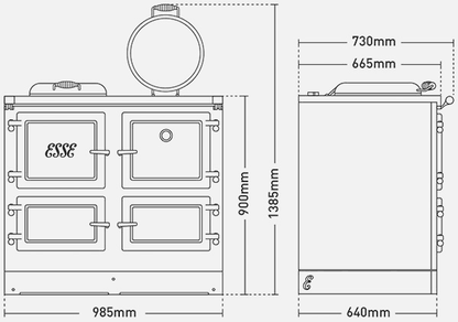 ESSE 1000 T Electric Range Cooker