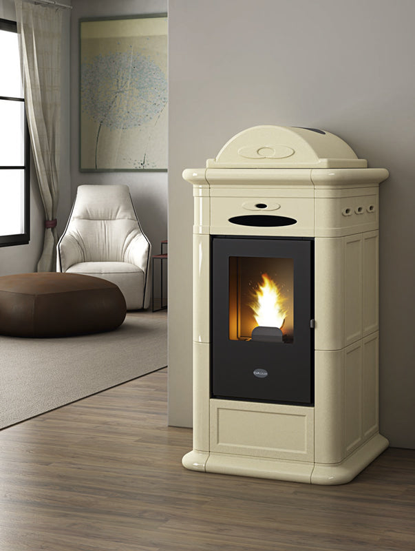 7.5KW DADO CERAMIC PELLET STOVE