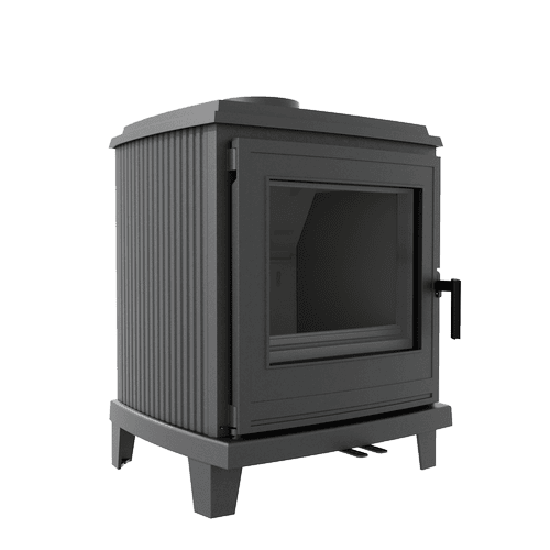 Wood burning cast iron stove KRATKI K11 Ø 150 6 kW