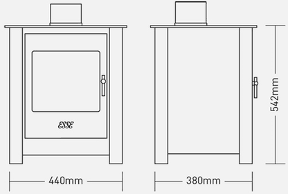 ESSE 525 Wood Burning Stove 5kW