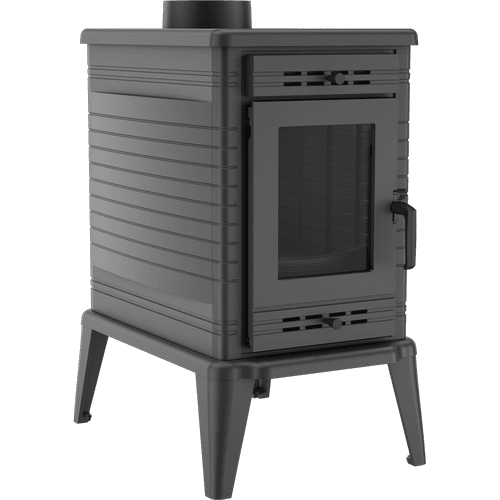 Wood burning cast iron stove KRATKI K10 Ø 130 10 kW