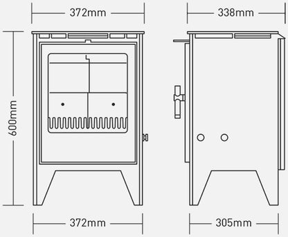 ESSE 550 Wood Burning Stove 5kW