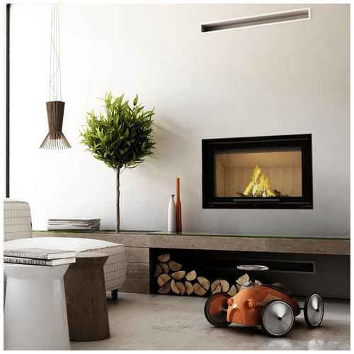 Steel fireplace KRATKI ZIBI 11 kW Ø 180