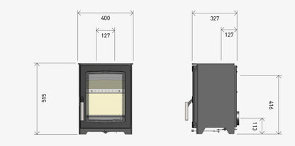 Parkray Aspect 4 Compact Eco Stove