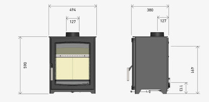 Parkray Aspect 5 Eco Stove