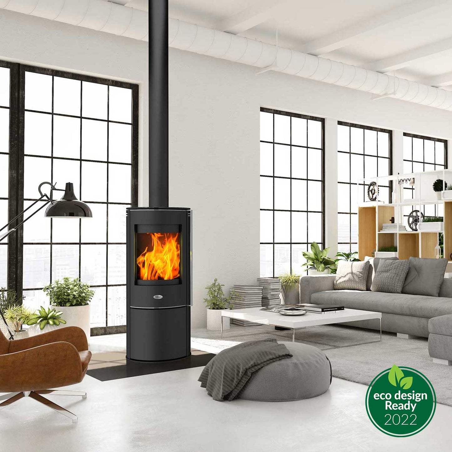 Barcelona 5kW Wood Burning (Eco)