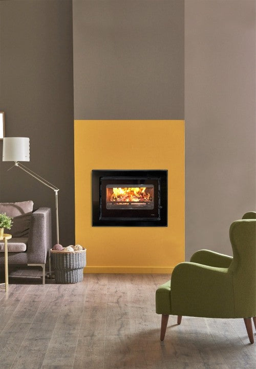 COPENHAGEN 5 INSET CASSETTE STOVE C/W 3 SIDED FRAME