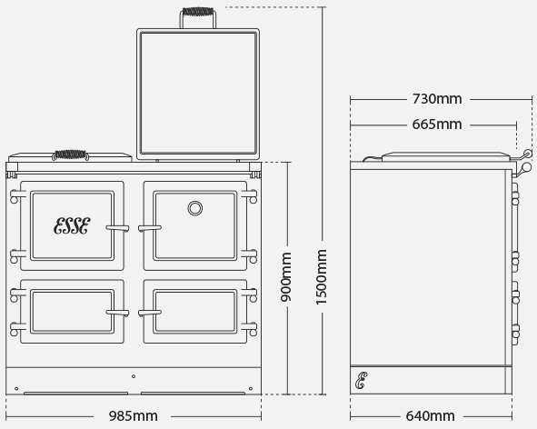 ESSE 1000 X Electric Range Cooker