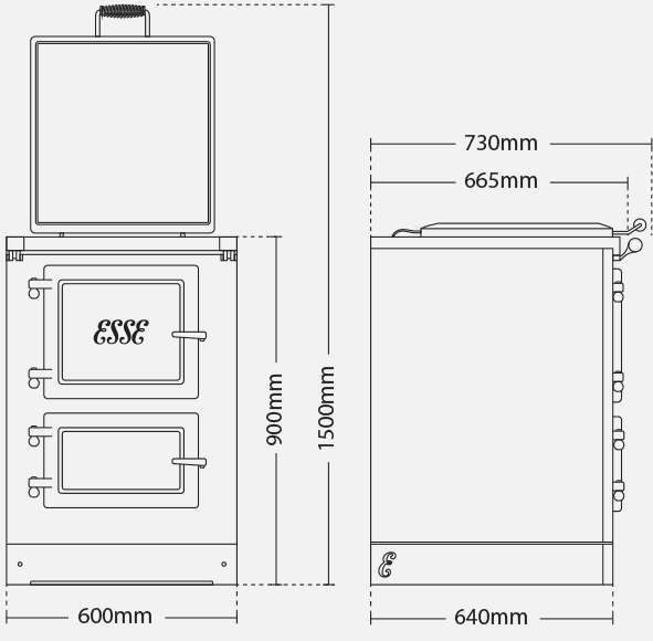 ESSE 600 X Electric Range Cooker