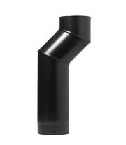 125mm Black Matt Offset Stove Pipe