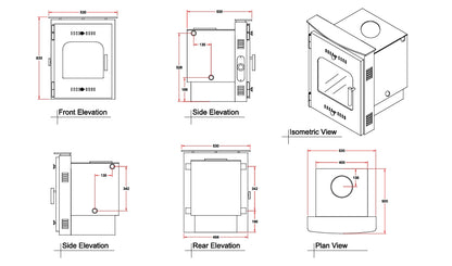 Chieftain Boiler Inset Stove