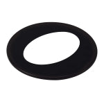 125mm Black Matt Wall Trim 45° Angle Plate (one piece)