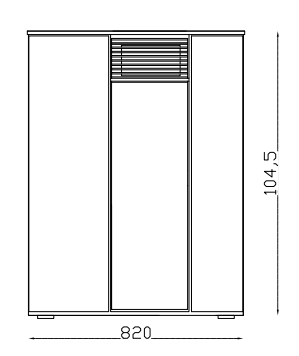 10KW FLY SLIM DUCTED PELLET STOVE