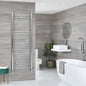 Milano Neva Dual Fuel - Chrome Heated Towel Rail - Choice of Size