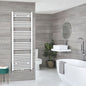 Milano Neva Dual Fuel - White Heated Towel Rail - Choice of Size