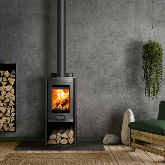 Di Lusso Eco Euro R4 Stove with Curved Black Sides