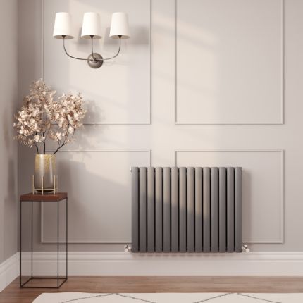 Milano Aruba - Anthracite Horizontal Designer Radiator