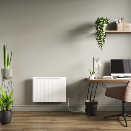 Milano Torr - White Dry Heat 1200W Plug-In Smart Electric Heater