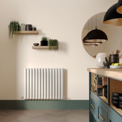 Milano Aruba - White Horizontal Designer Radiator