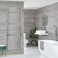 Milano Arno Electric - Chrome Bar on Bar Heated Towel Rail - Choice of Size and Element