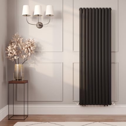 Milano Aruba - Black Vertical Designer Radiator